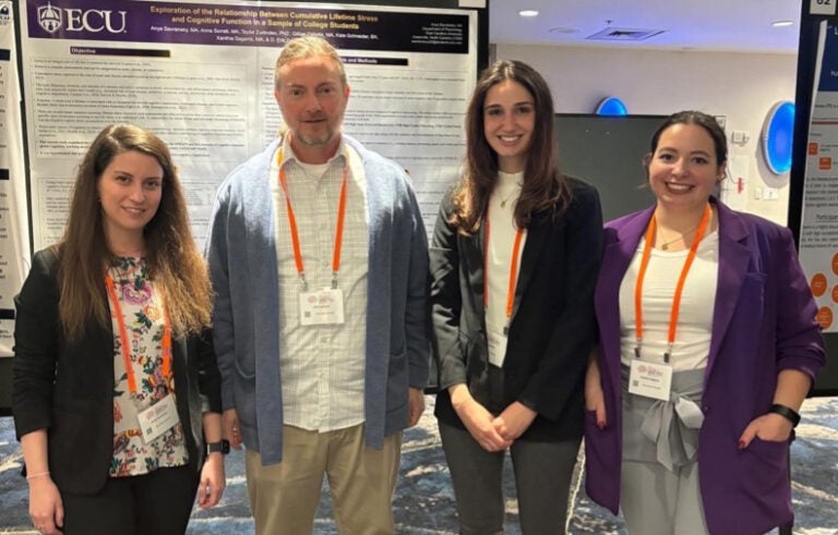 Psychology students attend academic conference